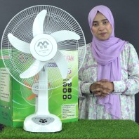 High Speed Rechargeable 16 in Fan, Light with Powerbank-7000